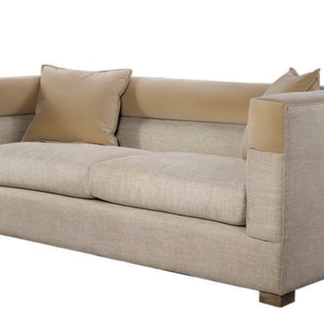 Диван Modena Sofa Linen and Velvet Sofa