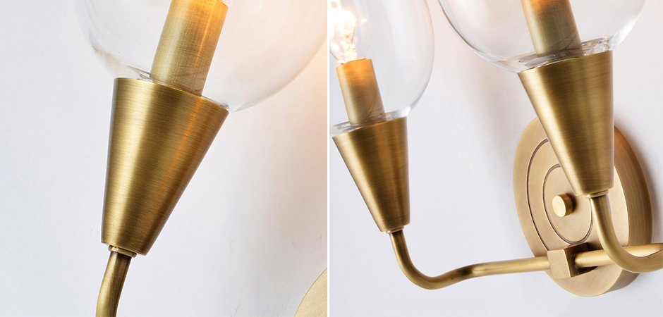 Бра VIOLA WALL Clear Lamp Double