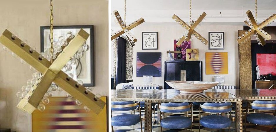 Подвесной светильник Nero Chandelier Gold