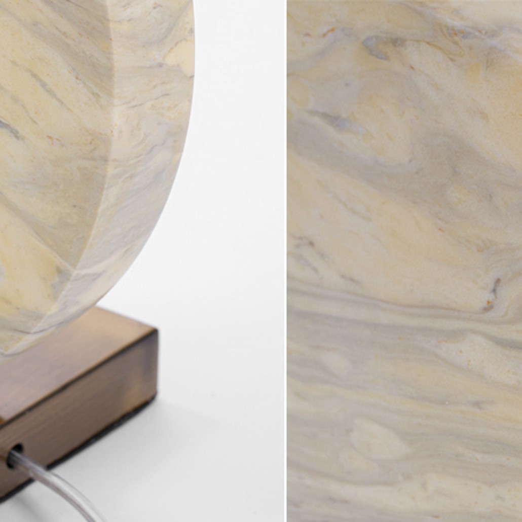 Настольная лампа Lua Grande Table Lamp beige marble