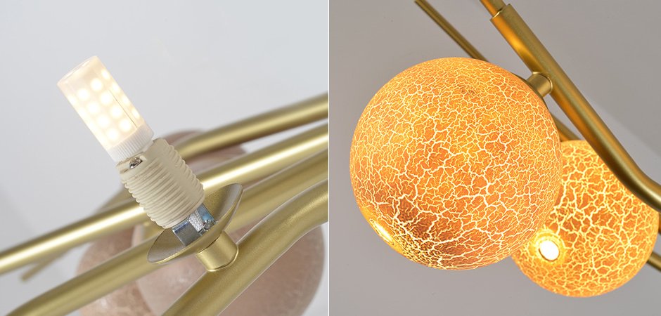 Люстра 8-GLOBE CHERRYBOMB CHANDELIER