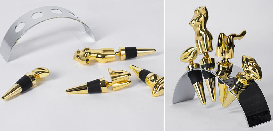 Набор пробок для бутылок ACOLYTE WINE STOPPER