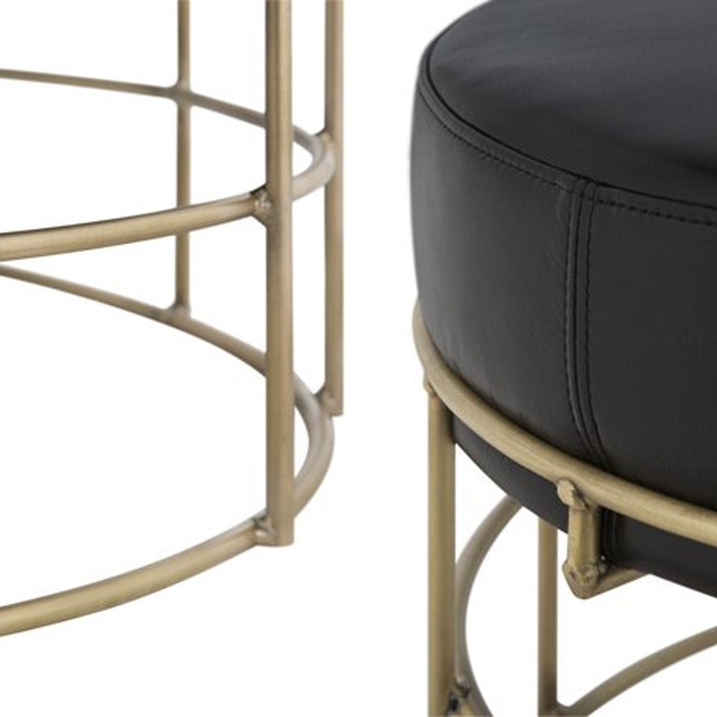 Пуф Cage Rods Gold 80