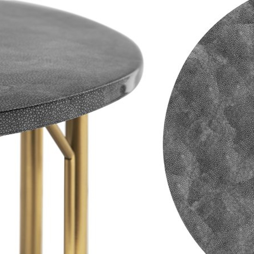Приставной стол Stingray Skin Round Table