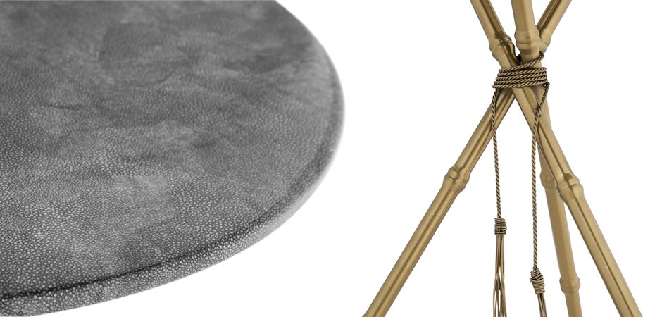 Приставной стол Stingray Skin Triangles