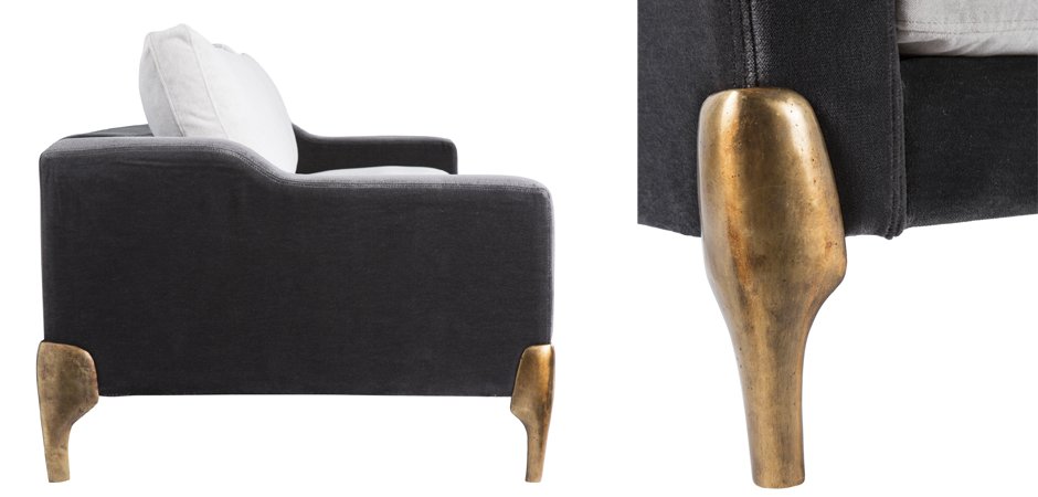 Диван Brass Legs Shovels