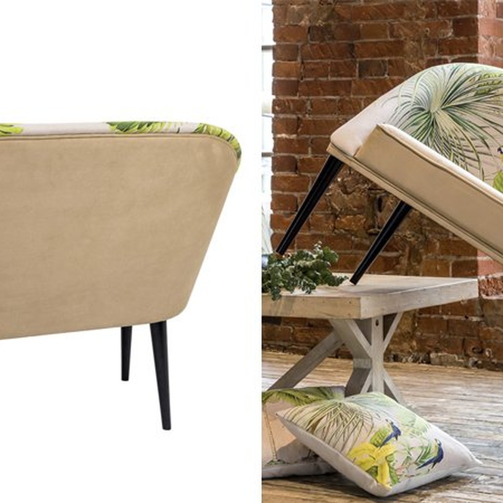 Диван Sofa Jungle Andaman fond bleu
