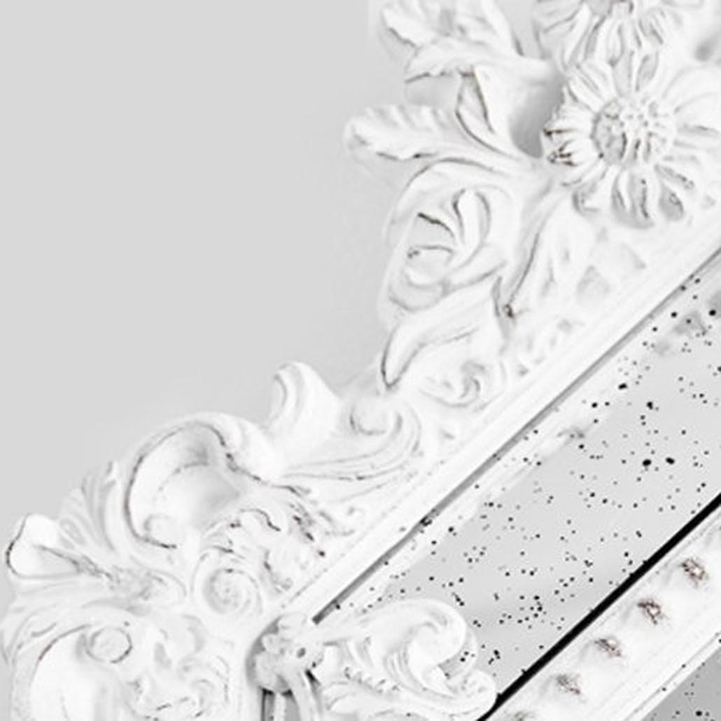 Зеркало Antique ornament White