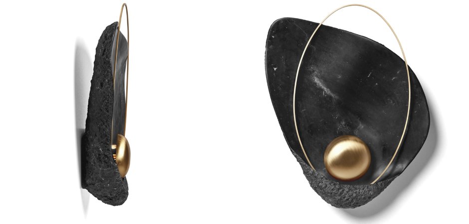 Бра Ginger & Jagger Pearl Black WALL LAMP