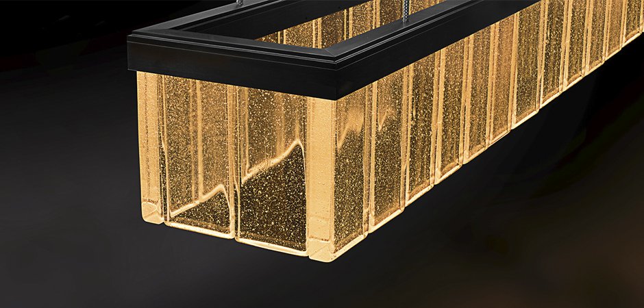 Люстра Massif Central CASINO CHANDELIER RECTANGULAR GLASS