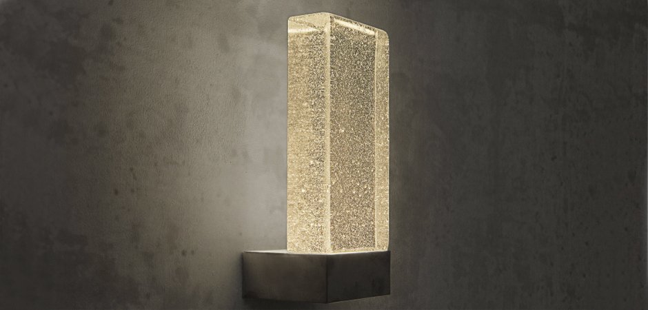 Бра Massif Central GRAND PAPILLON WALL LIGHT GLASS