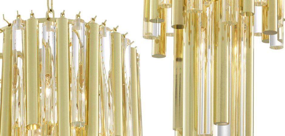 Люстра Eichholtz Chandelier Gigi S Gold