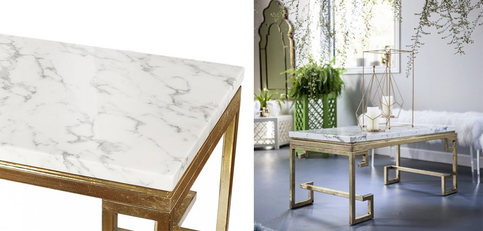 Кофейный стол Golden Meander Coffee Table