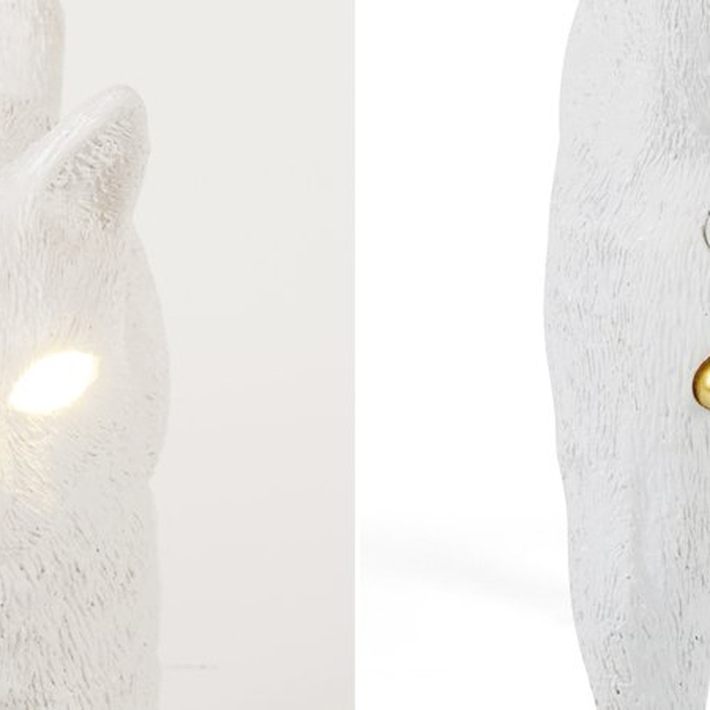 Лампа Seletti Jobby The Cat White