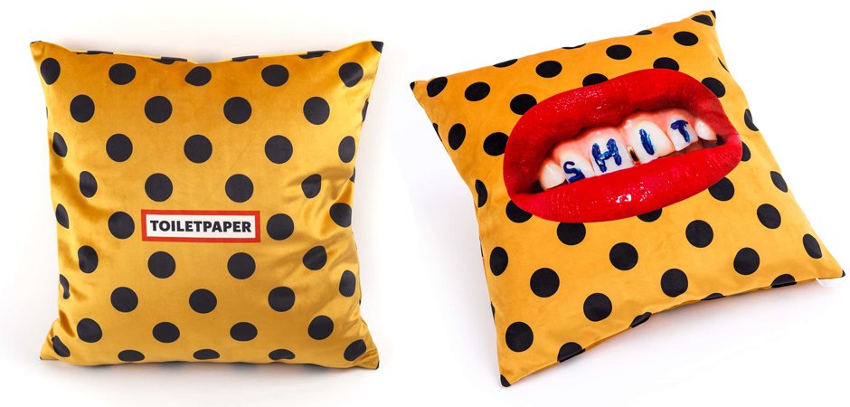 Подушка Seletti Cushion Shit Toiletpaper