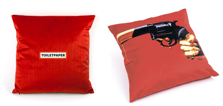 Подушка Seletti Cushion  Revolver Toiletpaper