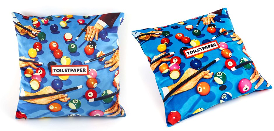 Подушка Seletti Cushion Snooker Toiletpaper