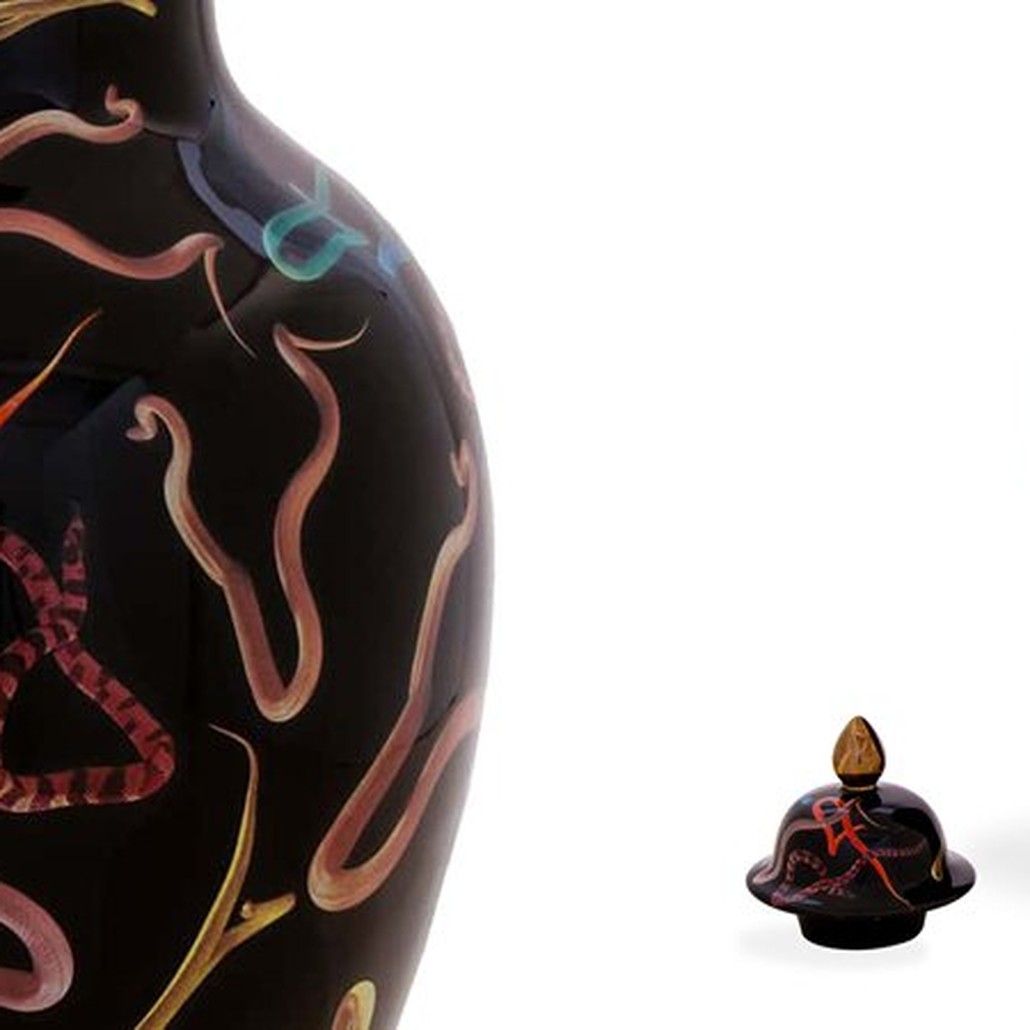 Ваза Seletti Vase Snakes Toiletpaper