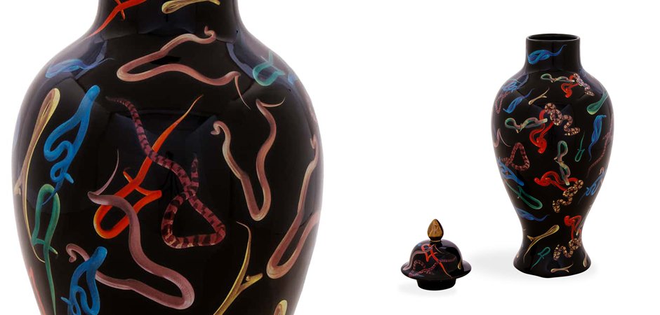 Ваза Seletti Vase Snakes Toiletpaper