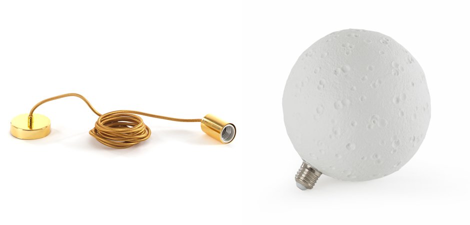 Подвесной светильник Seletti Moon Bulb Big