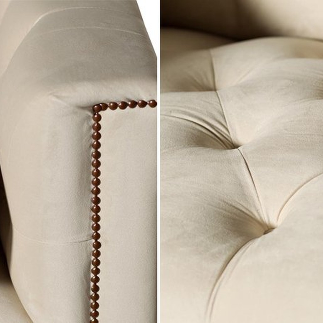 Диван Modern Velvet Tuxedo Sofa