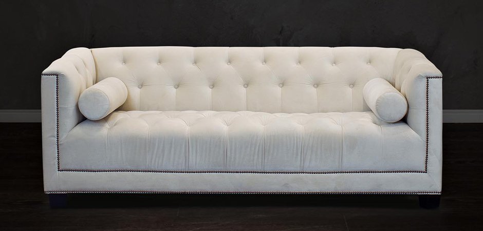 Диван Modern Velvet Tuxedo Sofa