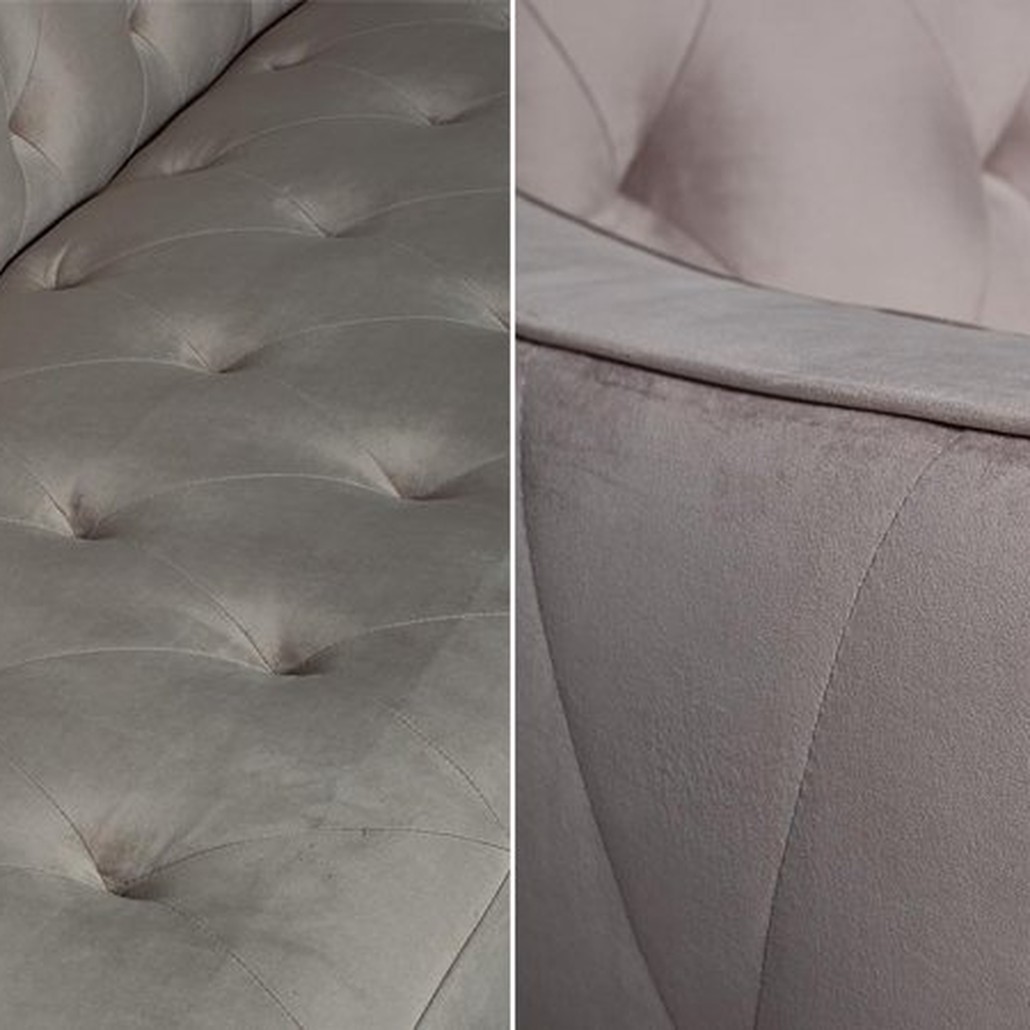 Диван Abbyson Emily Tufted Sofa Gray