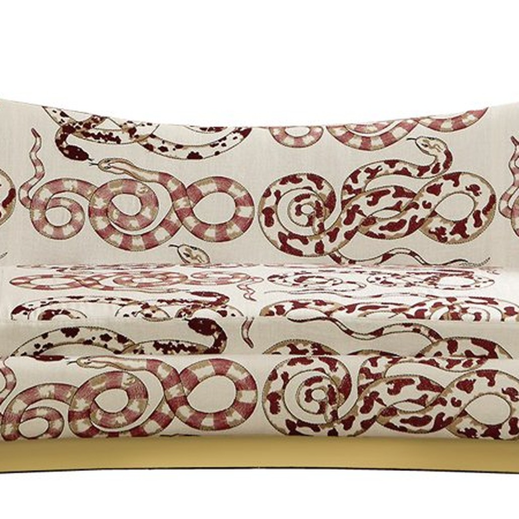 Диван KELLY SOFA Venimeuses Snake Embroidery