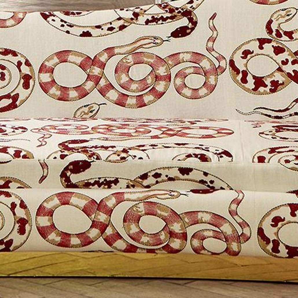 Диван KELLY SOFA Venimeuses Snake Embroidery