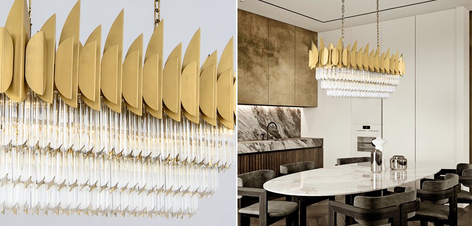 Подвесной светильник KEBO KING CHANDELIER Rectangle