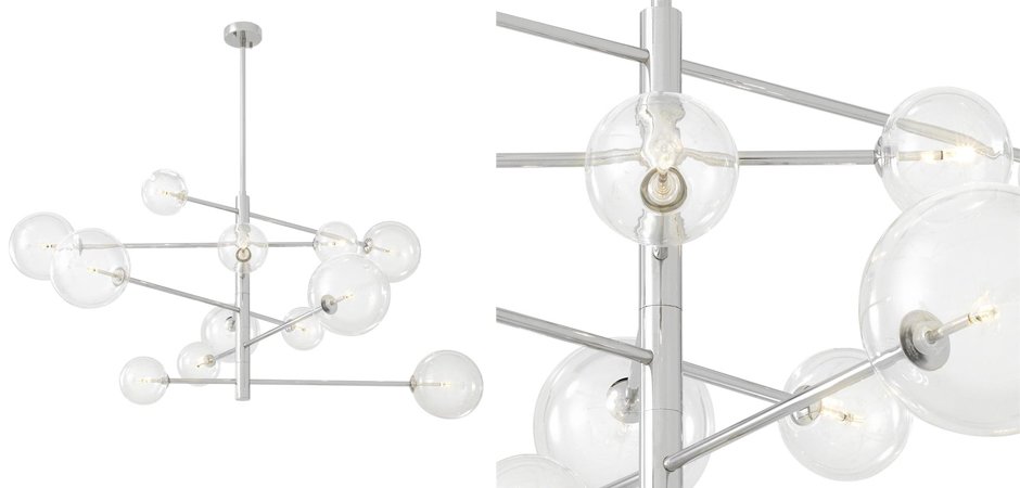 Люстра Chandelier Argento L Nickel