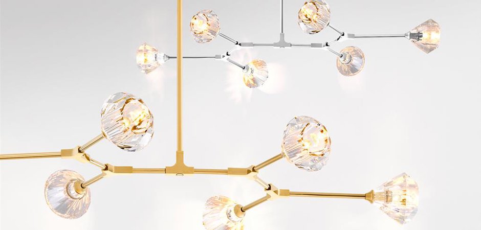 Люстра Chandelier Salasco Gold