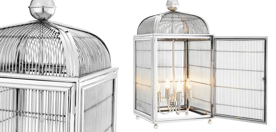 Люстра Lantern Falcon Nickel