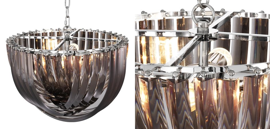 Люстра Chandelier Murano Smoke 50