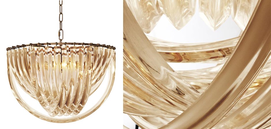 Люстра Chandelier Murano Champagne 50