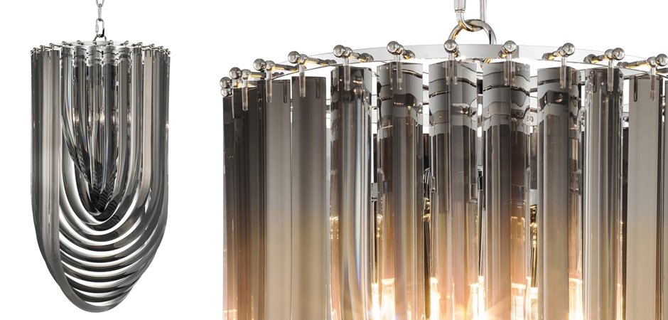 Люстра Chandelier Murano Smoke 35