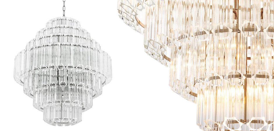 Люстра Chandelier Vittoria L Clear