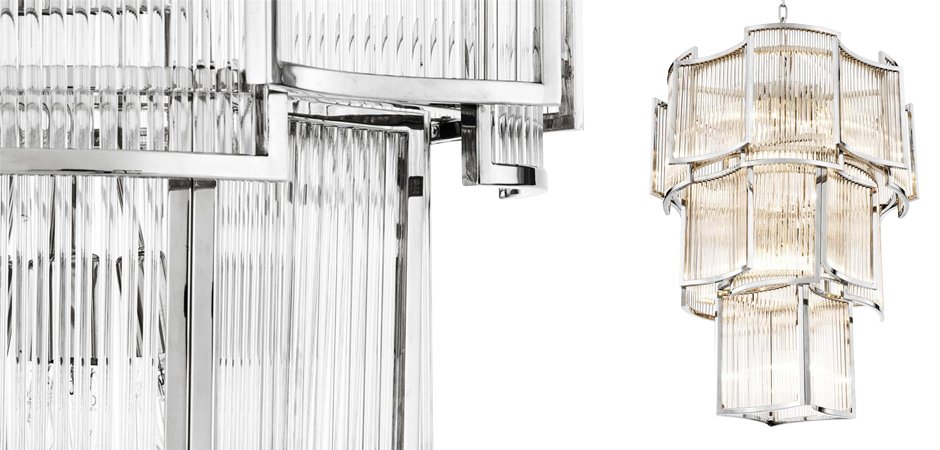 Люстра Chandelier Jet Set Nickel