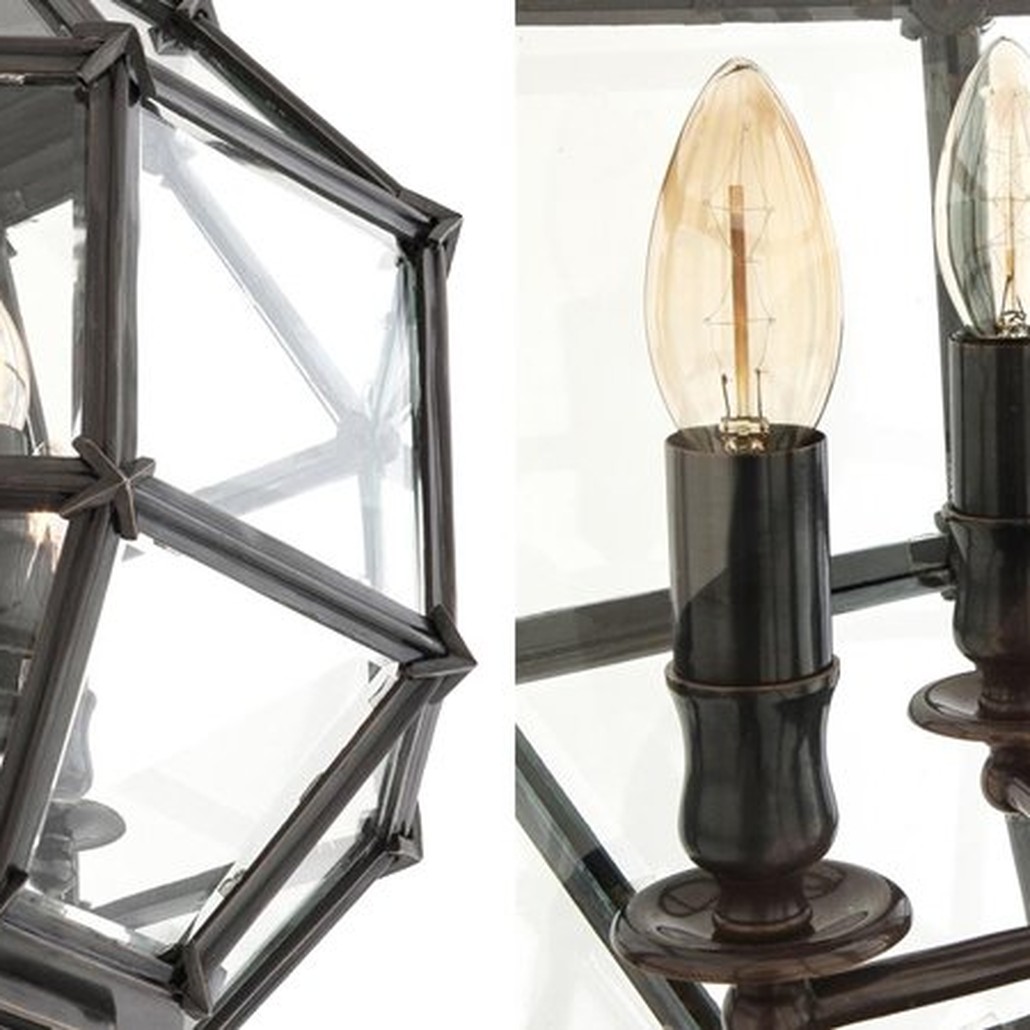 Люстра Lantern Owen Bronze S