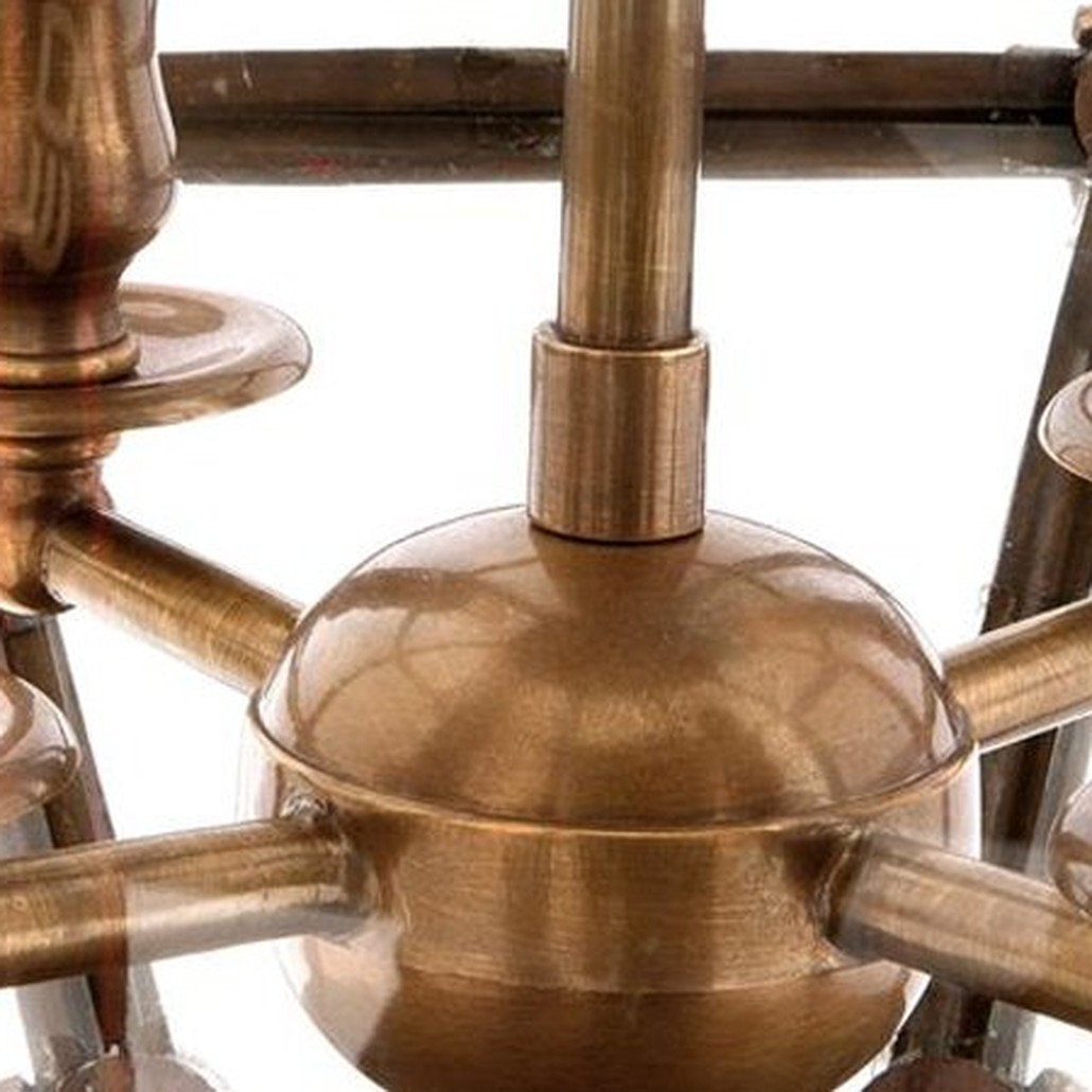 Люстра Lantern Owen Brass S