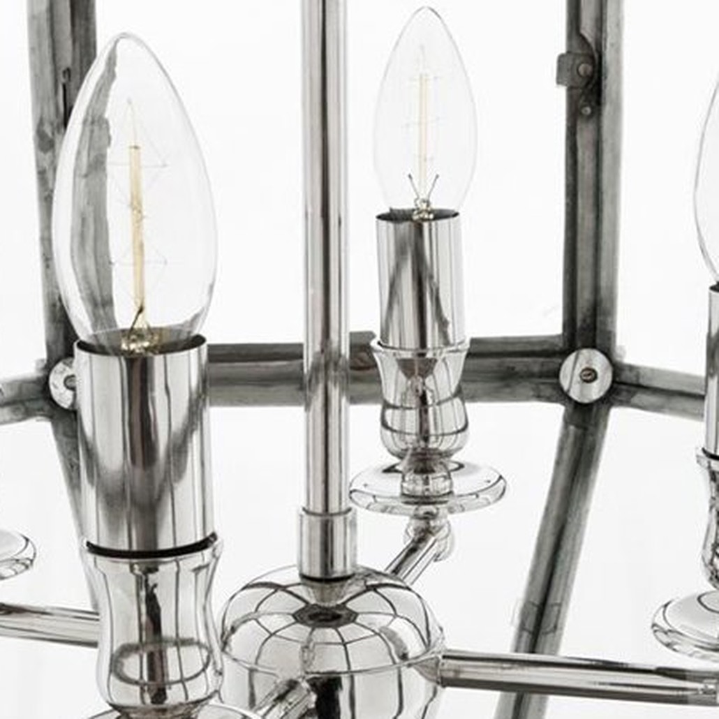 Люстра Lantern Owen Nickel M