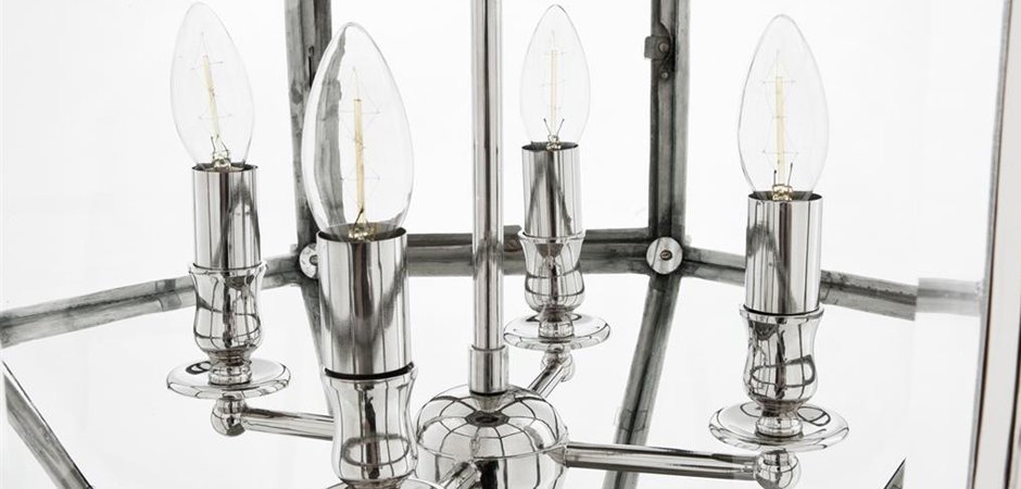 Люстра Lantern Owen Nickel M