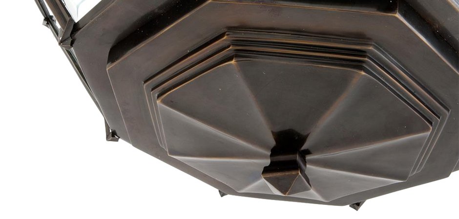 Люстра Lantern Owen Bronze L