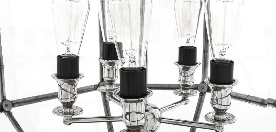 Люстра Lantern Owen Nickel L