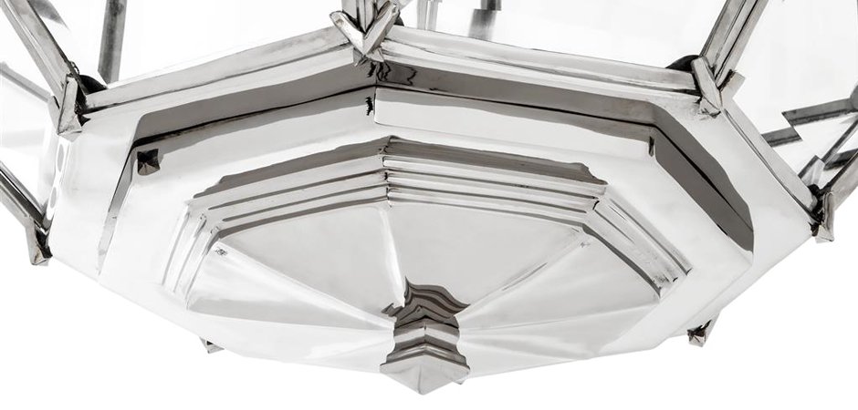 Люстра Lantern Owen Nickel L