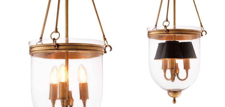 Люстра Lantern Cameron Brass S