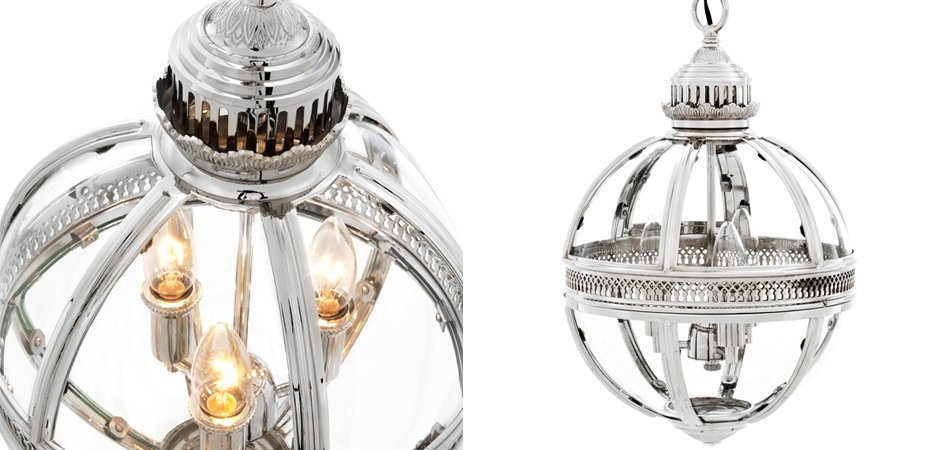 Люстра Lantern Residential Nickel S