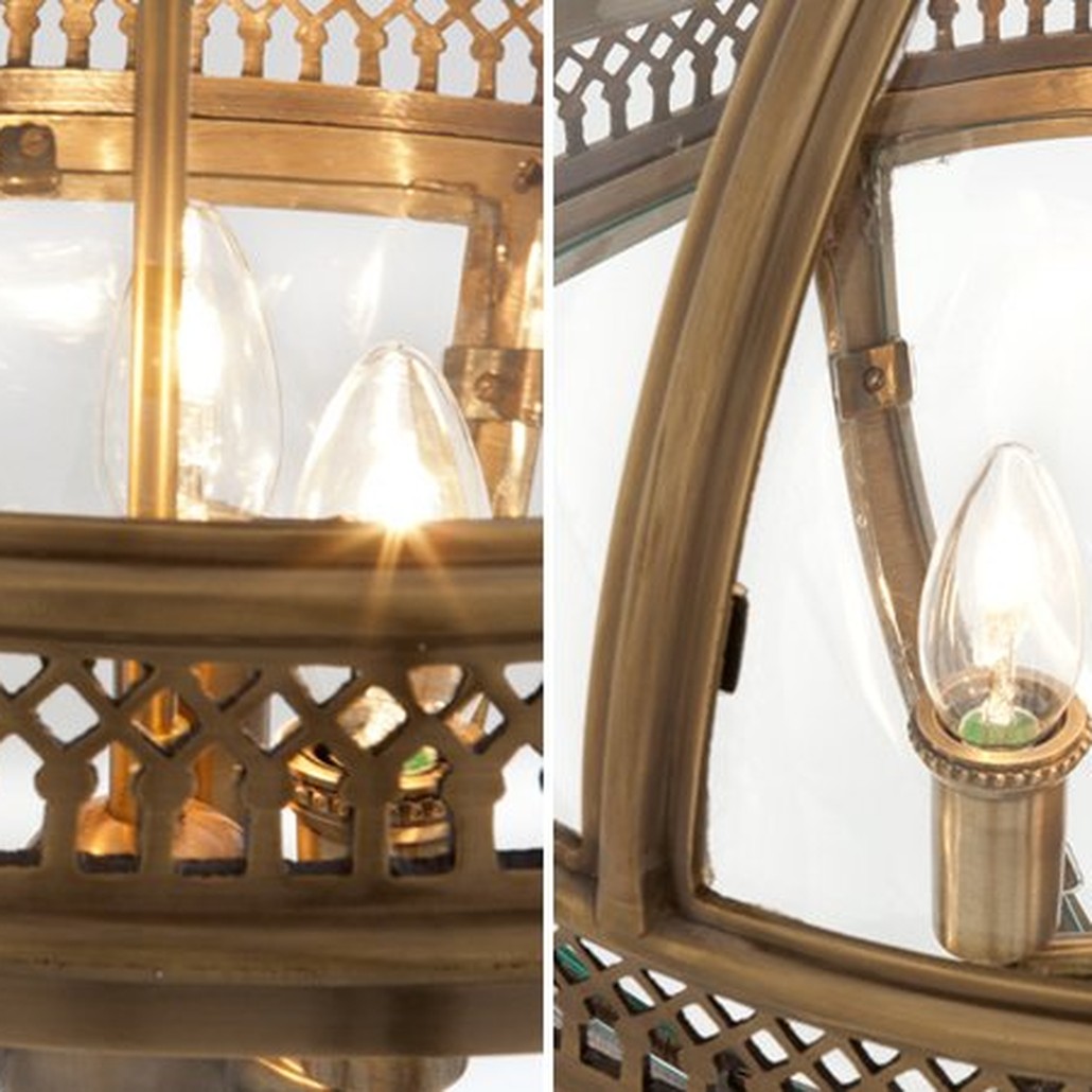 Люстра Lantern Residential Brass M