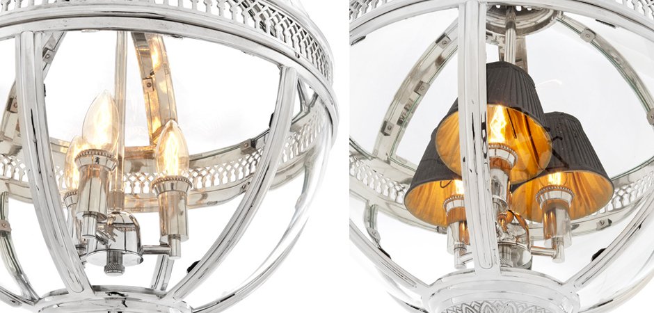 Люстра Lantern Residential Nickel M