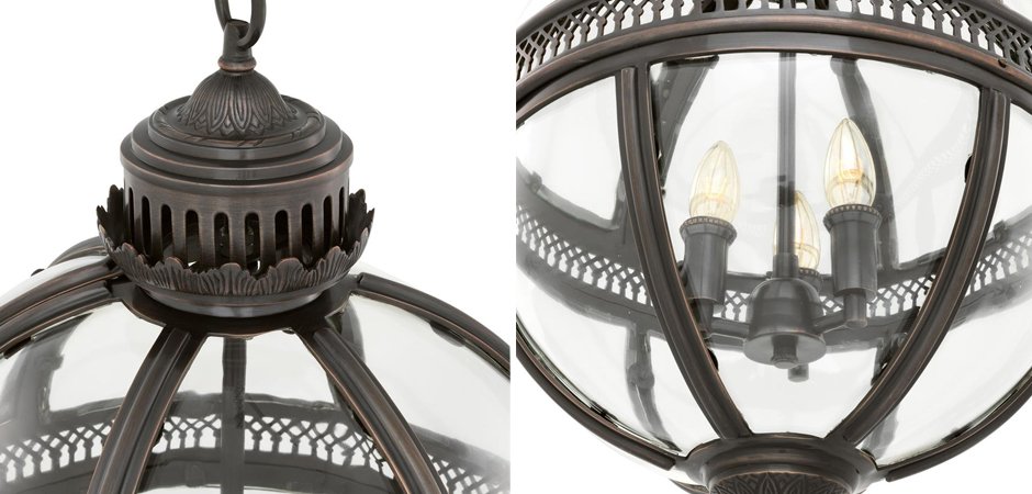 Люстра Lantern Residential Bronze M